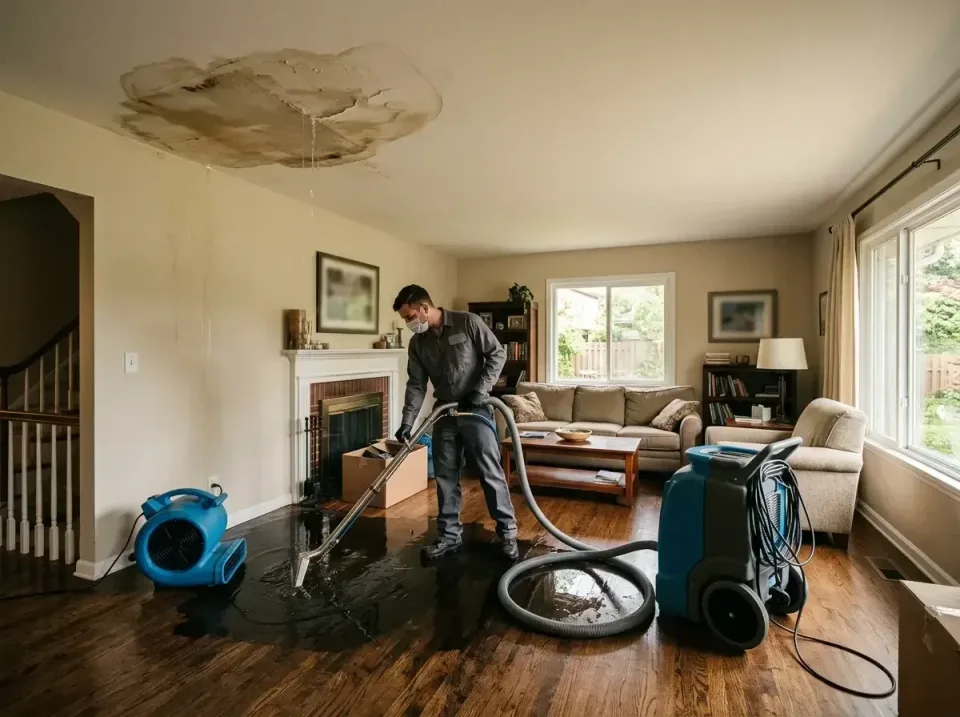 attic-pipe-burst-ceiling-drip-008 — frequently asked questions, Water Damage Restoration & Carpet Care in Endicott, NY
